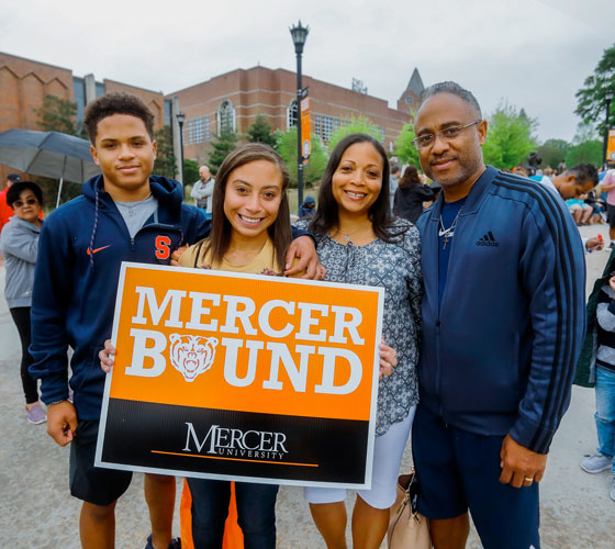 Family with Mercer Bound Sign