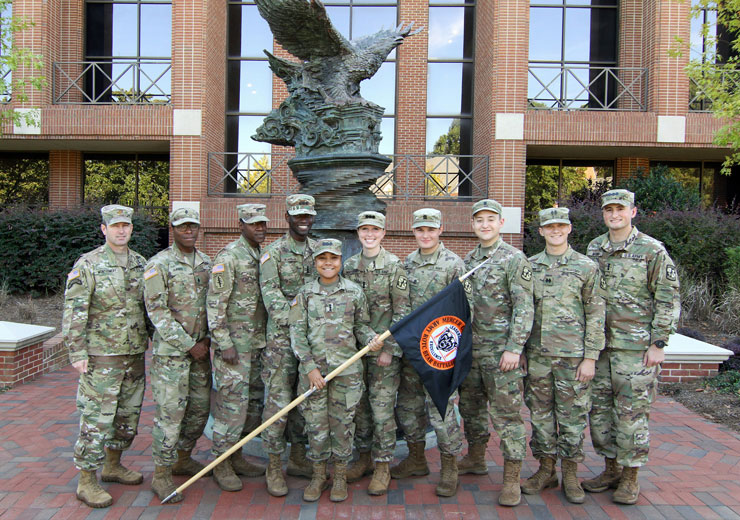 Mercer 2019 ROTC group photo
