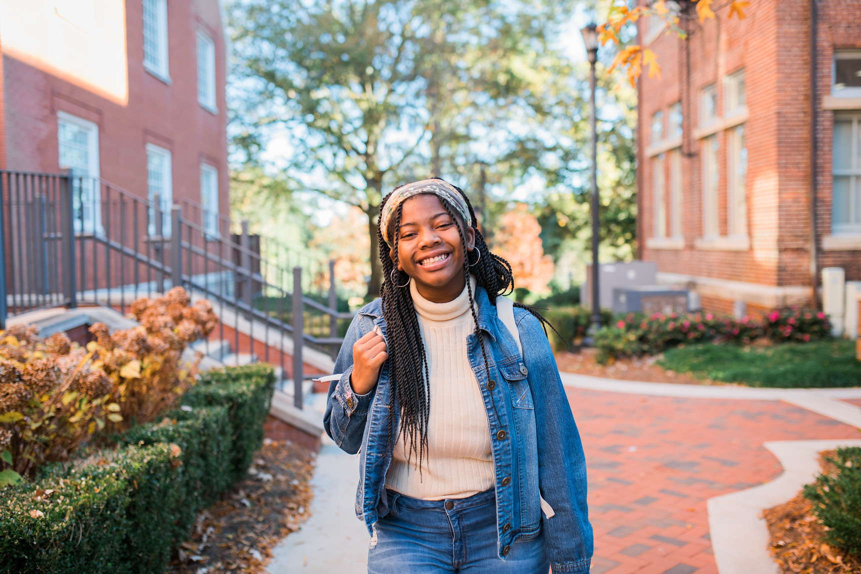 Student posing for a photo