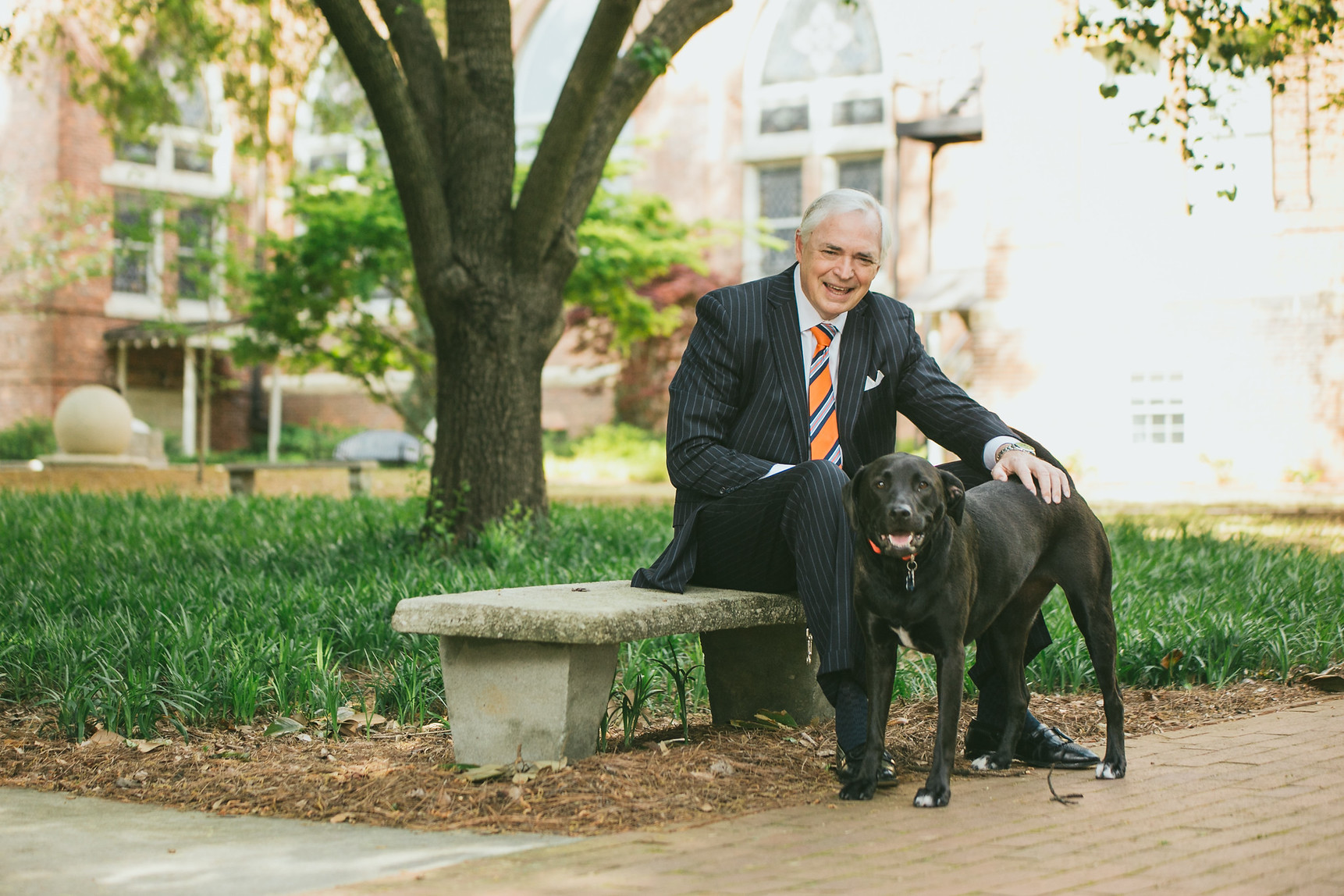 President Underwood with his dog Cricket